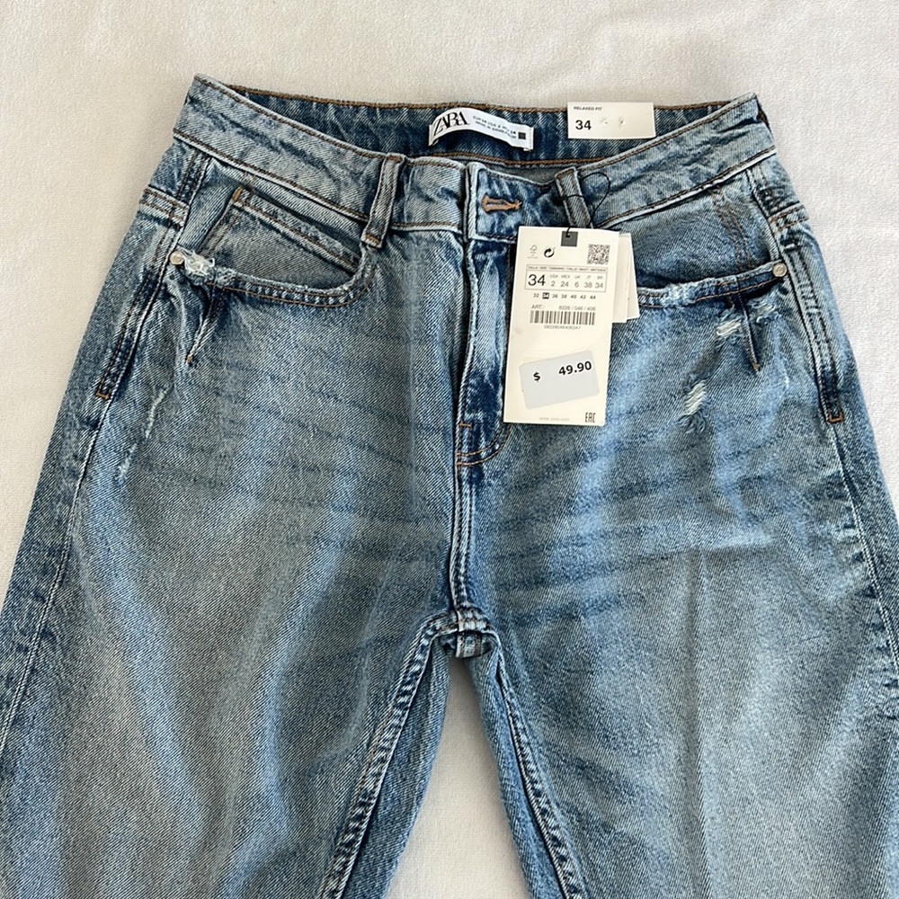 Zara Boyfriend Jeans - Picture 3 of 7